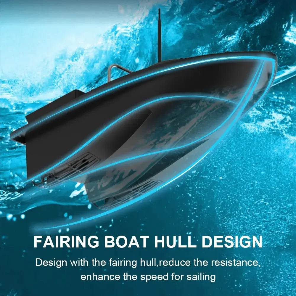 RC Remote-Controlled D11 Fishing Bait Boat with Dual Motors & 1.5kg Load - ToylandEU