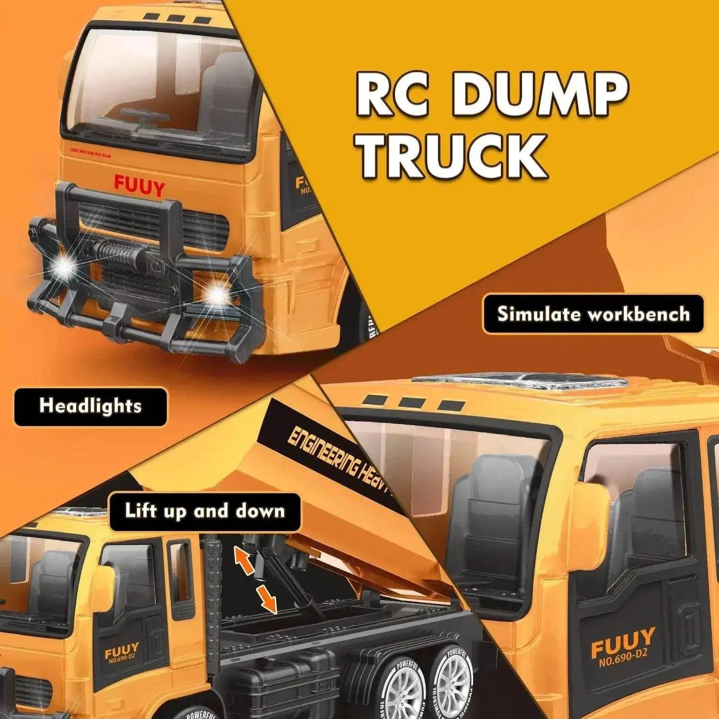  RC Remote-Controlled Electric Crane Toy - Ideal for Young Engineers! -  ToylandEU™