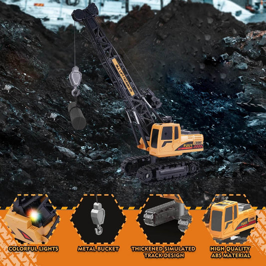 RC Remote-Controlled Electric Crane Toy - Ideal for Young Engineers! - ToylandEU