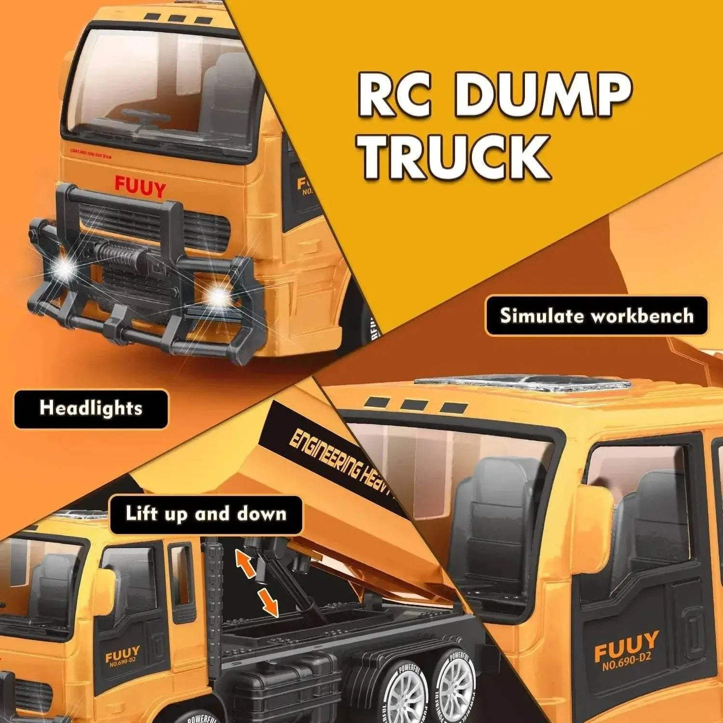  RC Remote-Controlled Electric Crane Toy - Ideal for Young Engineers! -  ToylandEU™