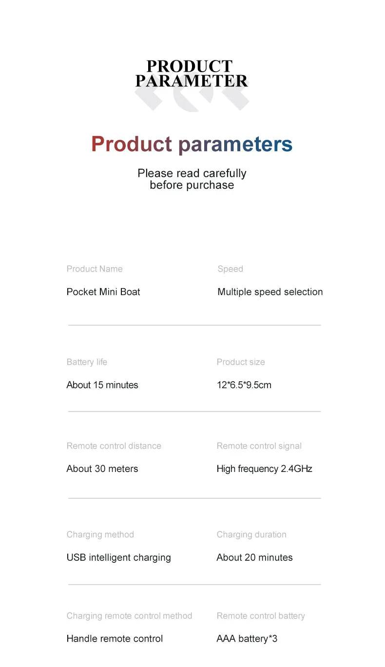 RC Remote-Controlled Electric Mini Boat for Kids – Rechargeable Water Toy Gift for Boys, Perfect for Christmas Surprises - ToylandEU