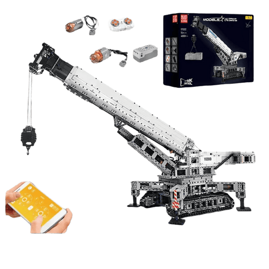 RC Remote-Controlled Excavator Crane Building Kit - Fun for All Ages! - ToylandEU