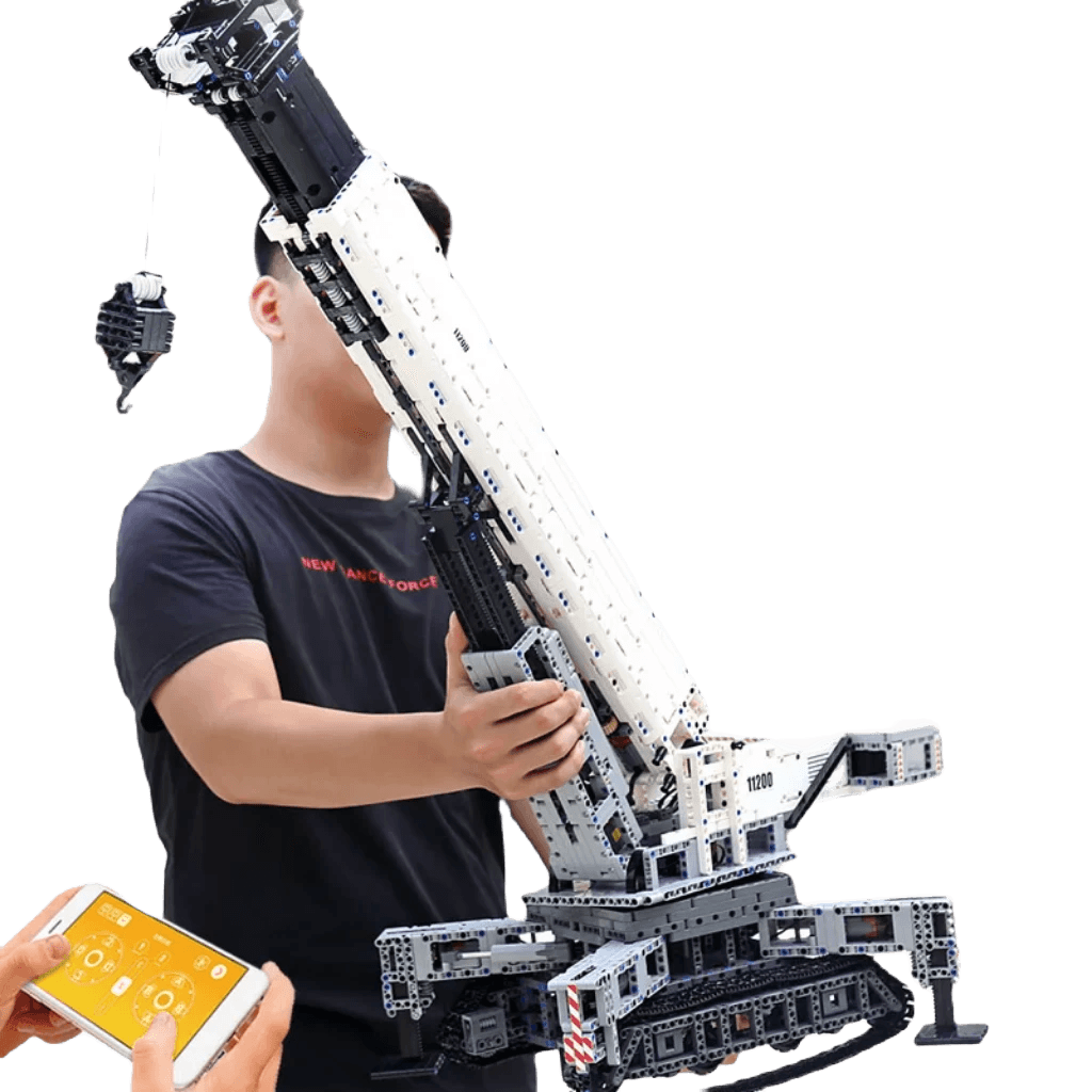 RC Remote-Controlled Excavator Crane Building Kit - Fun for All Ages! - ToylandEU