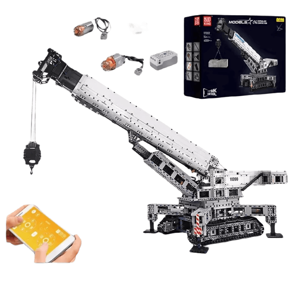 RC Remote-Controlled Excavator Crane Building Kit - Fun for All Ages! - ToylandEU