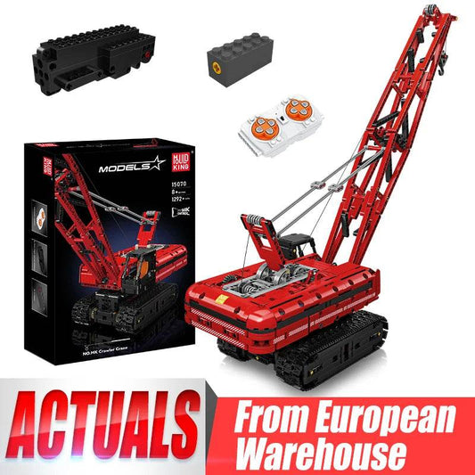 RC Remote-Controlled Liebherr Crawler Crane Building Set for Kids & Teens - ToylandEU