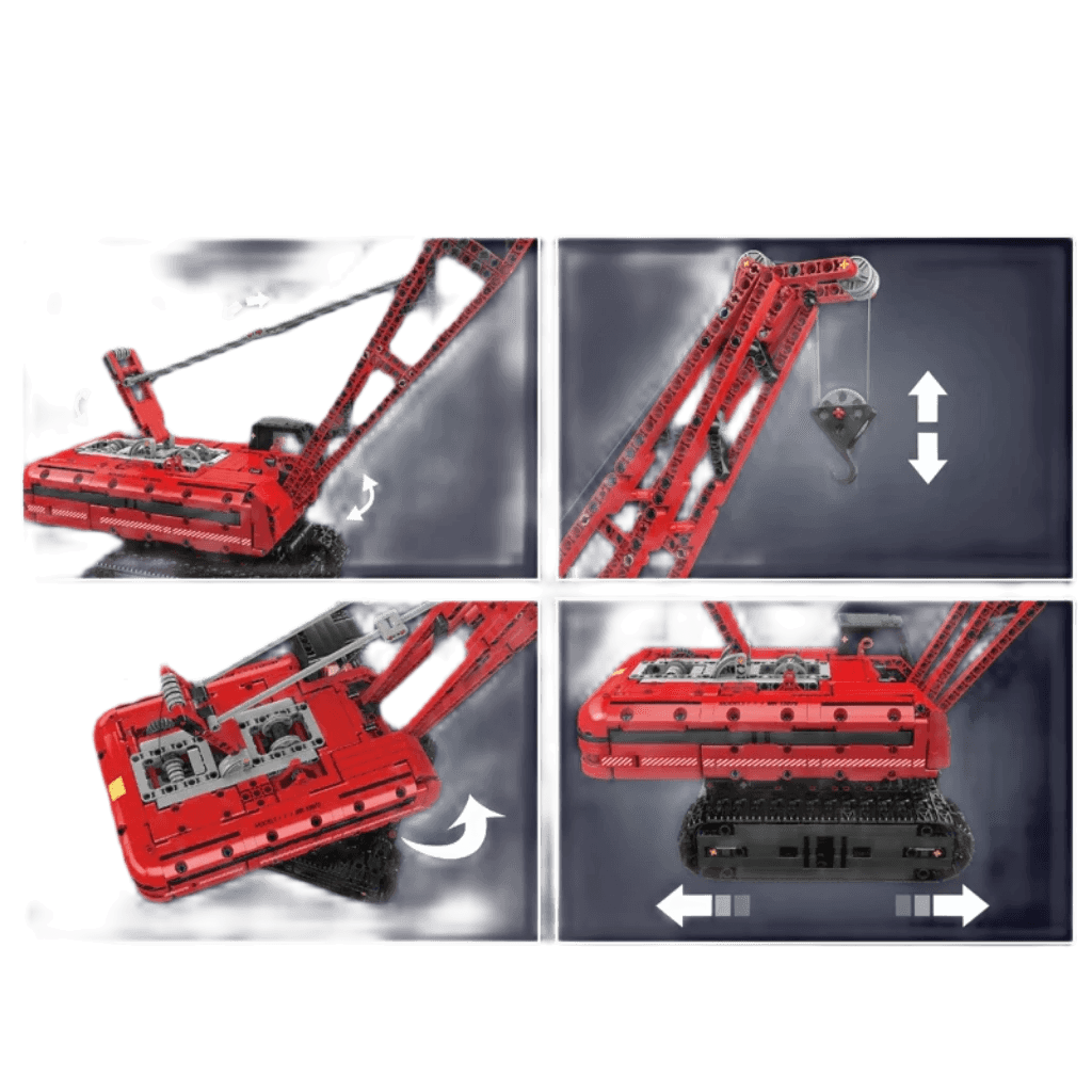 RC Remote-Controlled Liebherr Crawler Crane Building Set for Kids & Teens - ToylandEU