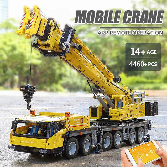 RC Remote-Controlled MOULD KING GMK Mobile Crane Building Blocks Set - ToylandEU