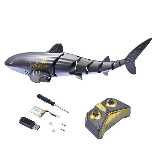 RC Remote-Controlled Swimming Shark Toy - USB Rechargeable Fun for All - ToylandEU