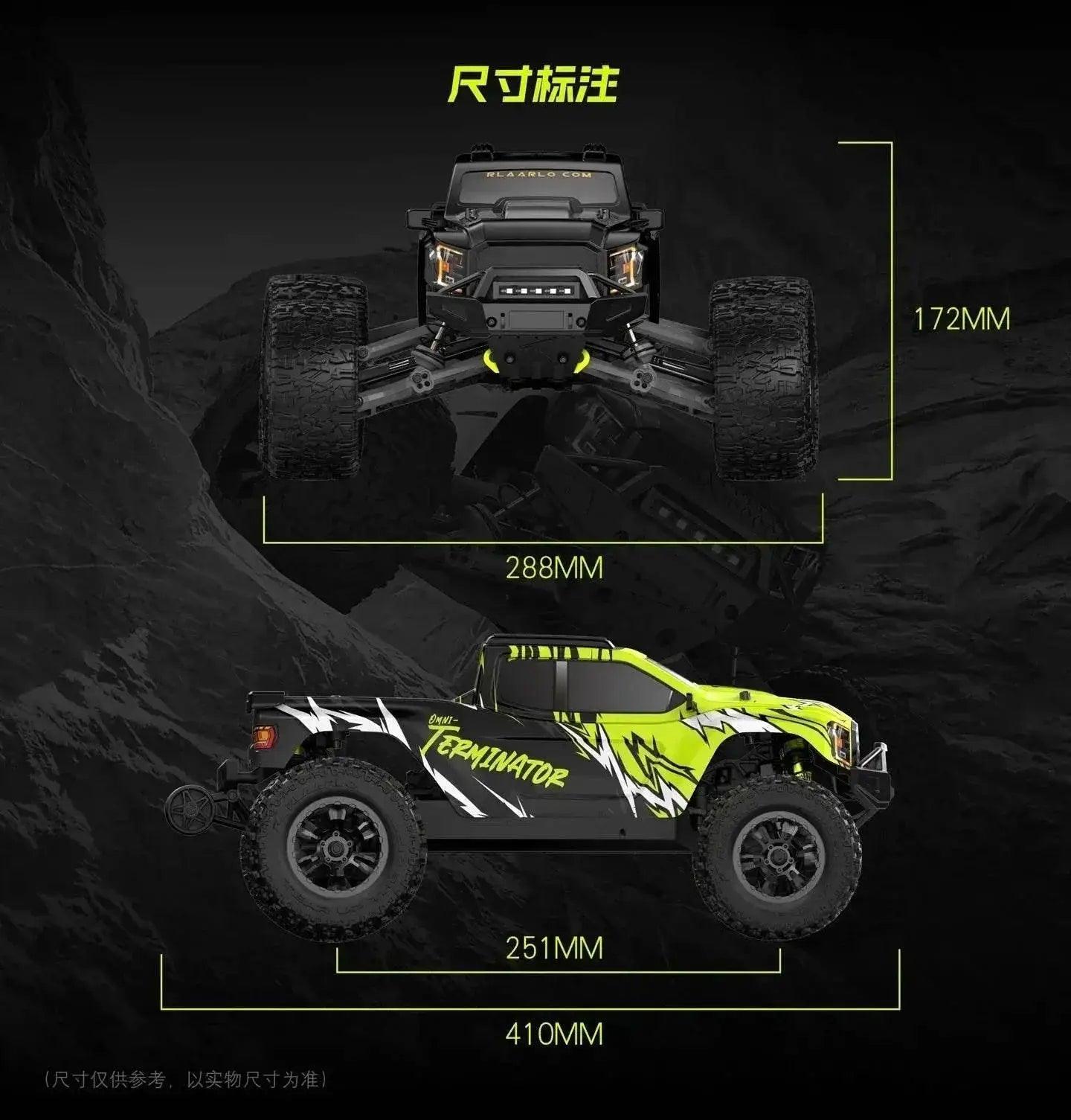  RC Rlaarlo 1/10 All-terrain Remote Control Brushless Off-road Vehicle - Ultimate Gift for Boys -  ToylandEU™