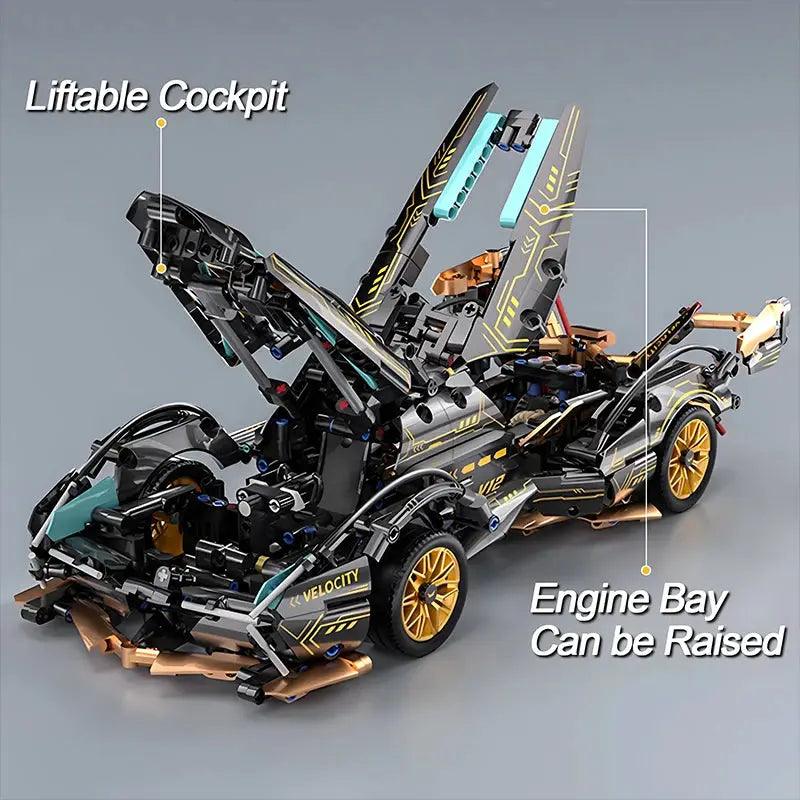 RC Roadster Building Blocks Lego Compatible 1 14 Scale -  ToylandEU™