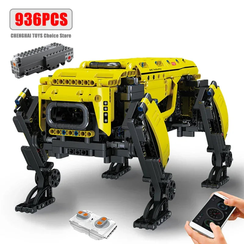 RC Robot Dog Building Blocks Kit With Remote Control - ToylandEU