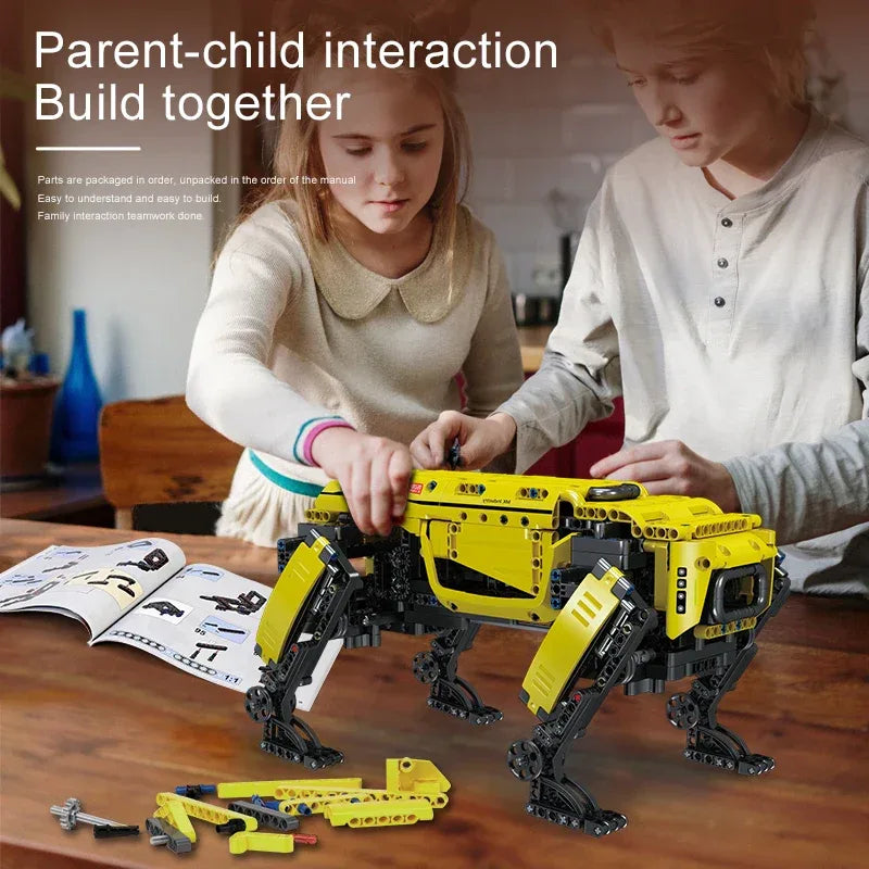 RC Robot Dog Building Blocks Kit With Remote Control - ToylandEU