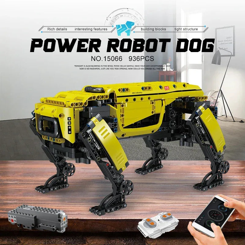RC Robot Dog Building Blocks Kit With Remote Control - ToylandEU