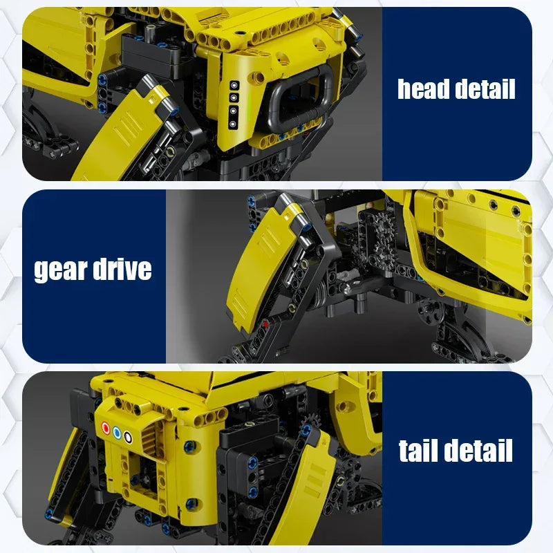 RC Robot Dog Building Blocks Kit With Remote Control - ToylandEU