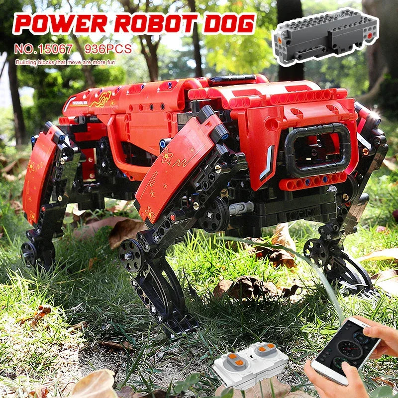 RC Robot Dog Building Blocks Kit With Remote Control - ToylandEU