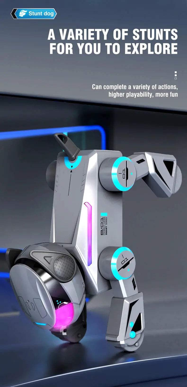  RC Robot Dog Dancing Moves Educational STEM Toy -  ToylandEU™