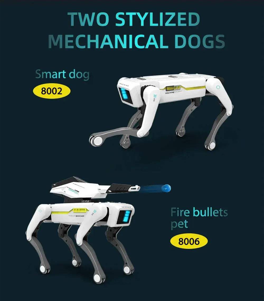 RC Robot Dog Intelligent Turret Educational Toy Gift - ToylandEU