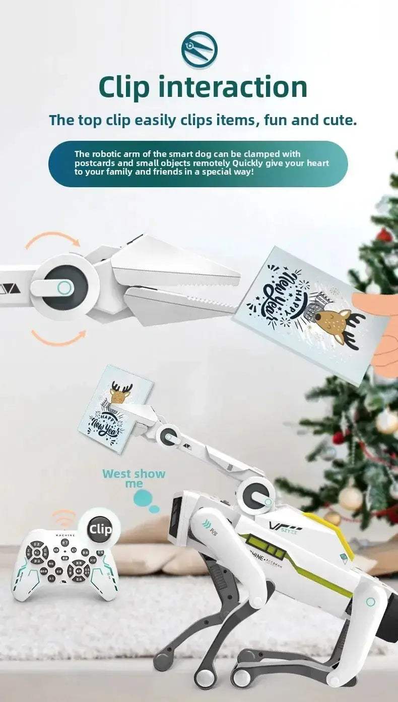 RC Robot Dog Intelligent Turret Educational Toy Gift - ToylandEU