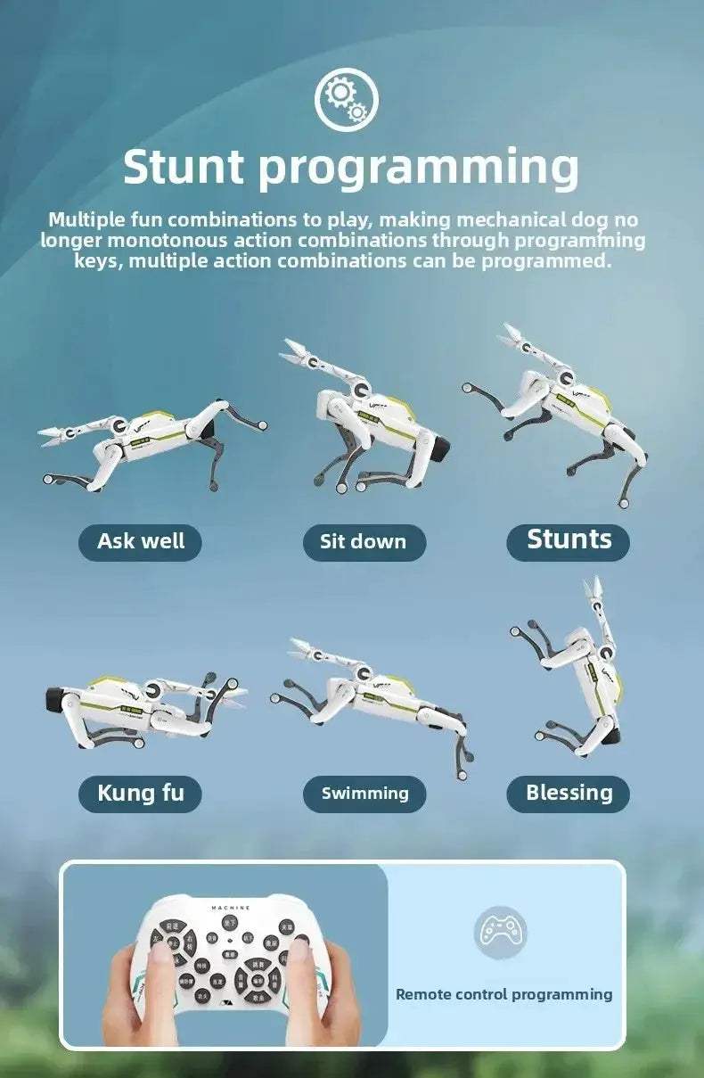 RC Robot Dog Intelligent Turret Educational Toy Gift - ToylandEU