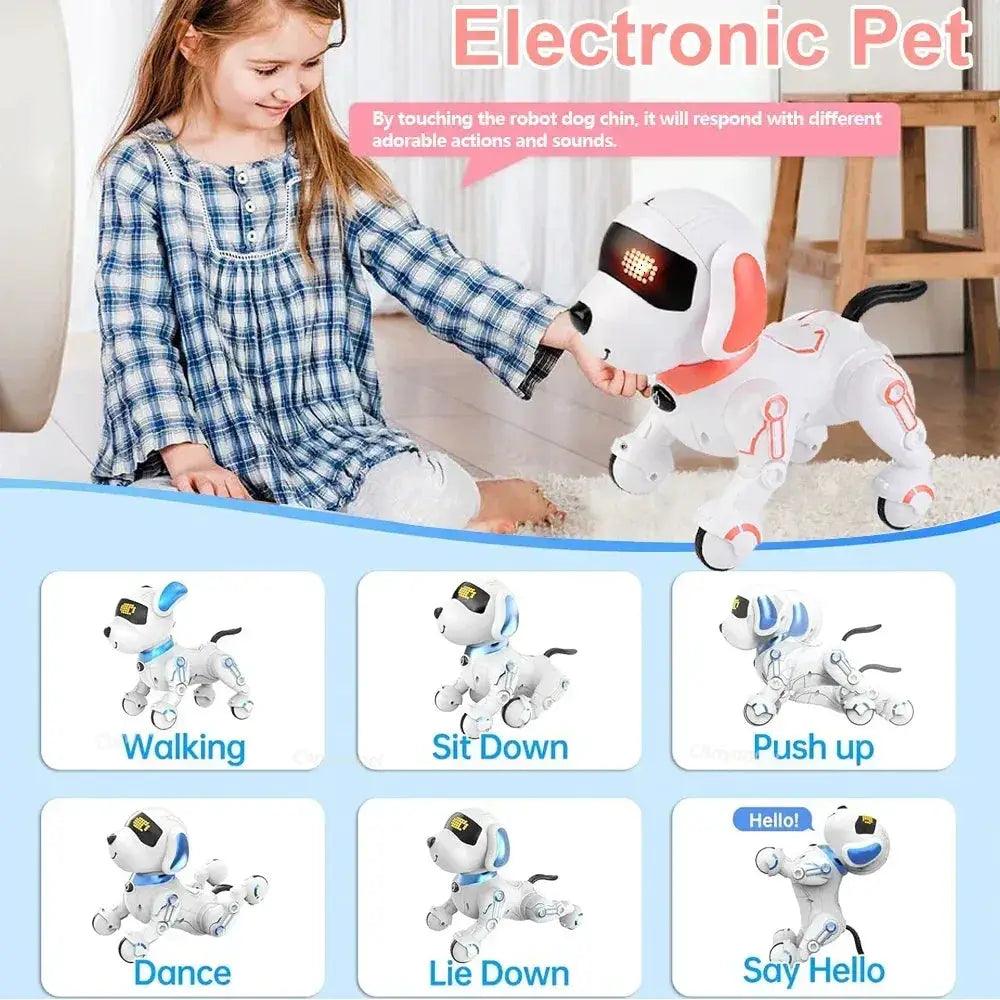  RC Robot Dog Interactive Toy With Programmable Dancing -  ToylandEU™