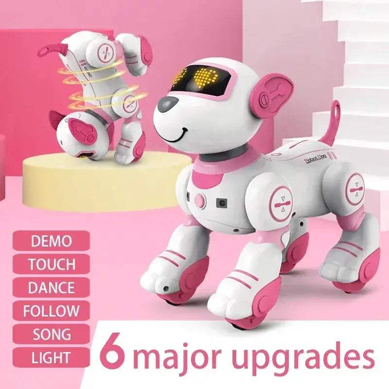RC Robot Dog With Voice Remote Control Dancing Singing Toy - ToylandEU