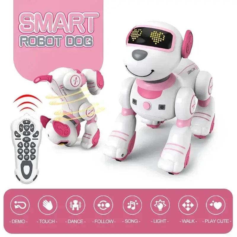 RC Robot Dog With Voice Remote Control Dancing Singing Toy - ToylandEU