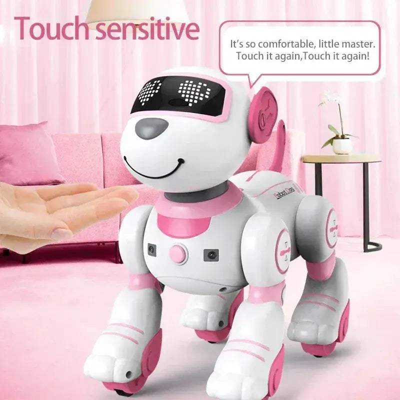 RC Robot Dog With Voice Remote Control Dancing Singing Toy - ToylandEU