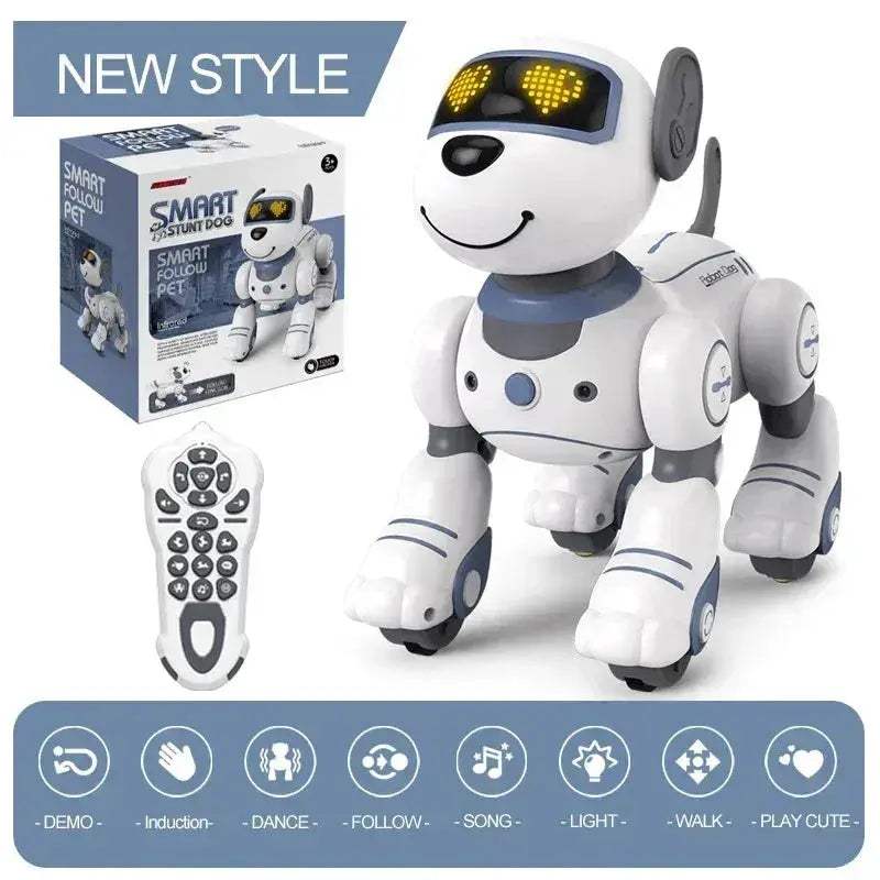 RC Robot Dog With Voice Remote Control Dancing Singing Toy - ToylandEU