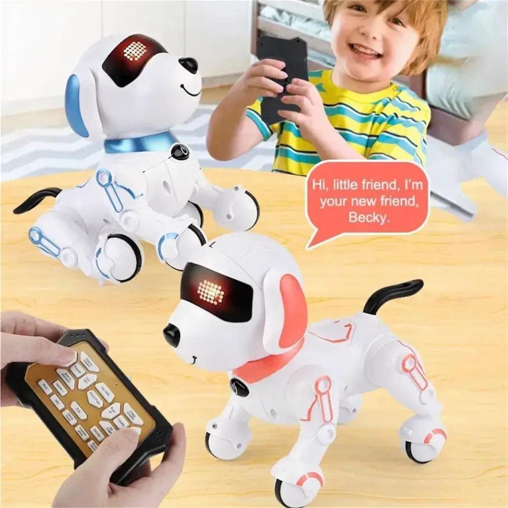  Remote Control Robot Dog Toy With Light Up LED Eyes -  ToylandEU™