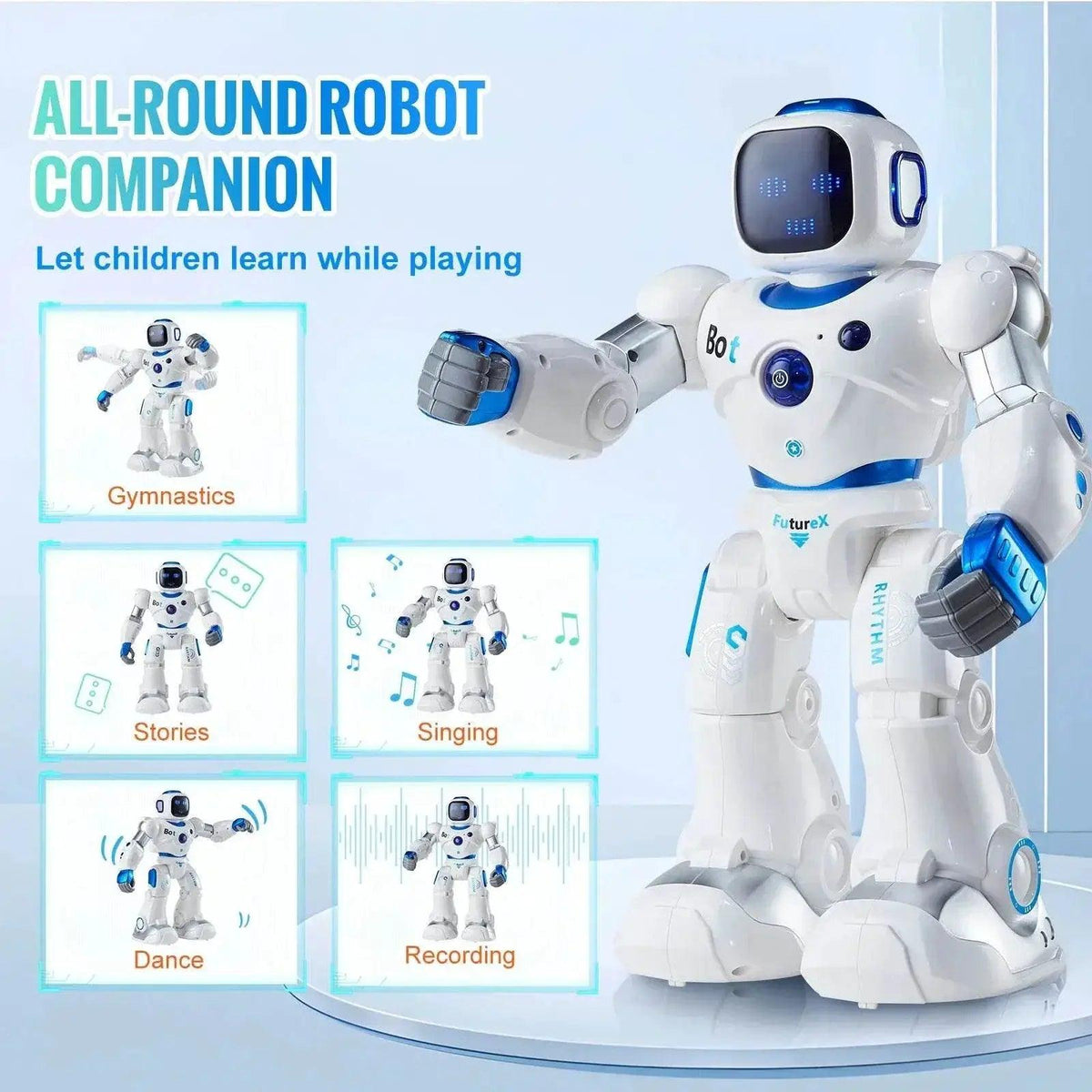  VEVOR RC Robot Early Education Intelligent APP Remote Control -  ToylandEU™