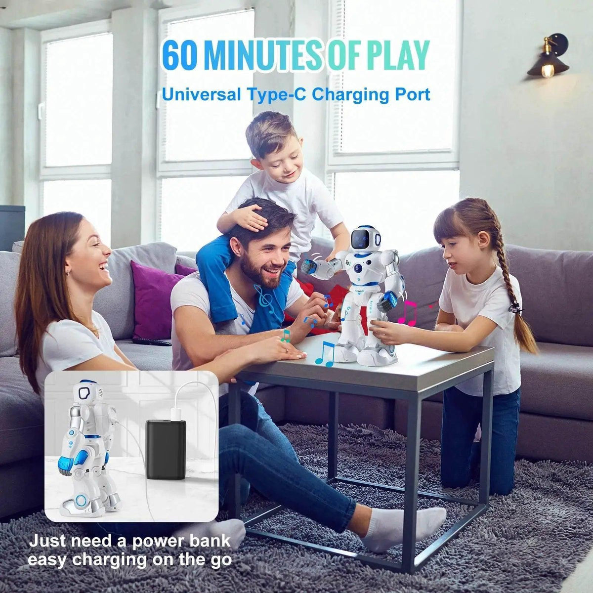  VEVOR RC Robot Early Education Intelligent APP Remote Control -  ToylandEU™