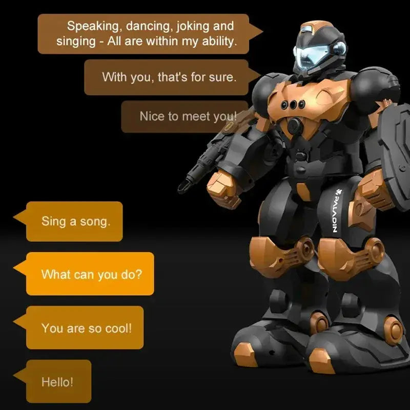 RC Robot Toy With Intelligent Programming And Voice Control - ToylandEU