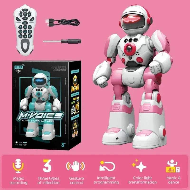 RC Robot With Gesture Sensing Remote Control Music Dancing - ToylandEU