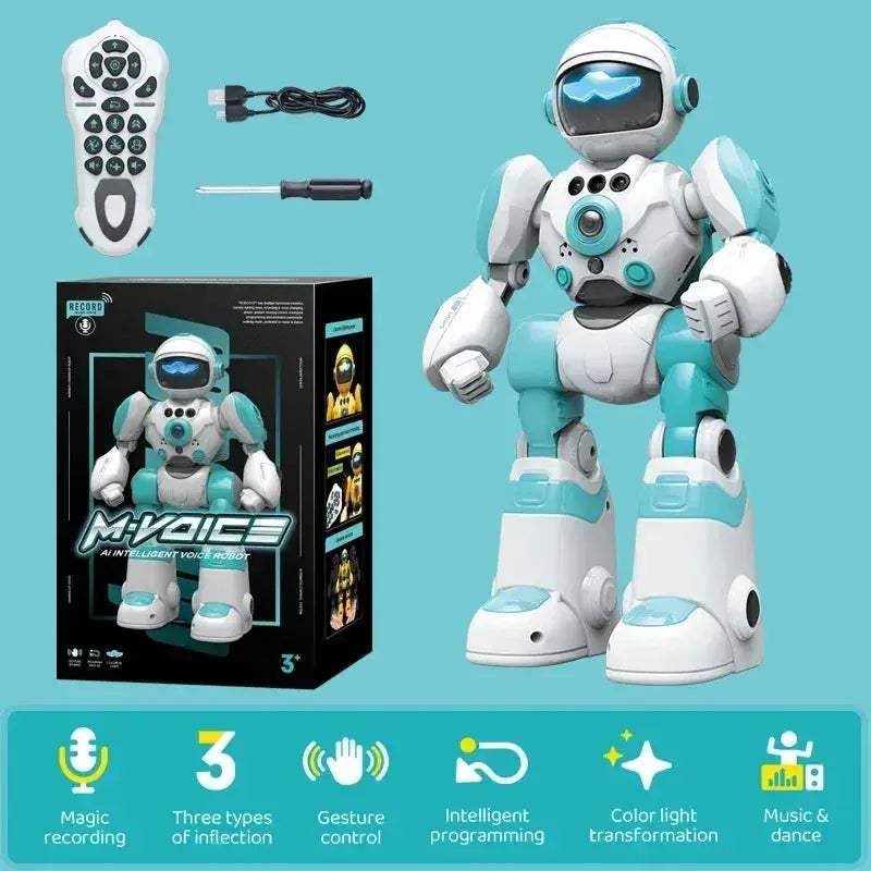 RC Robot With Gesture Sensing Remote Control Music Dancing - ToylandEU