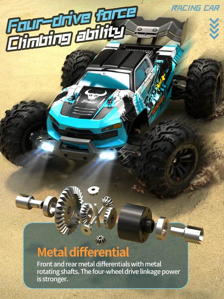 RC SG116 MAX 1:16 High-Speed 4WD RC Drift Racing Monster Truck - 70KM/H Off-Road Remote Control Car for Kids - ToylandEU