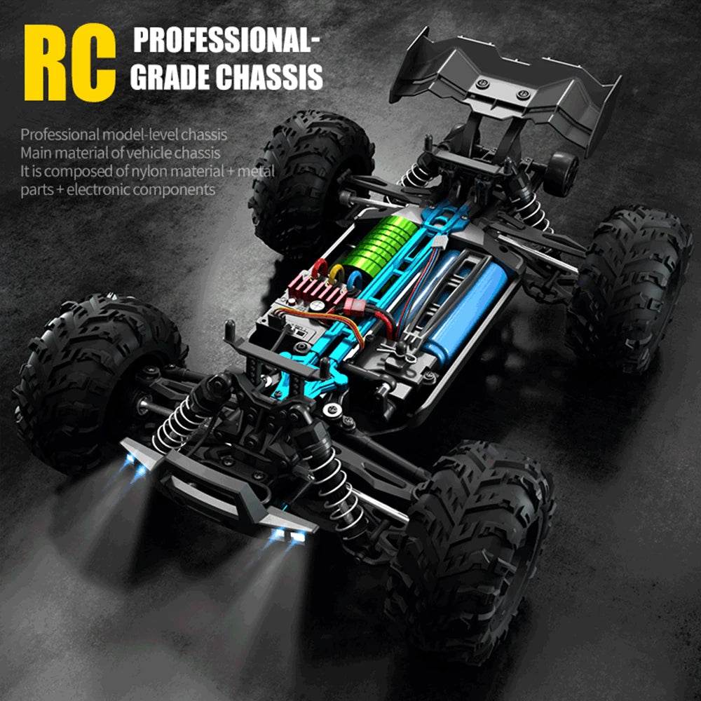 RC SG116 MAX 1:16 High-Speed 4WD RC Drift Racing Monster Truck - 70KM/H Off-Road Remote Control Car for Kids - ToylandEU