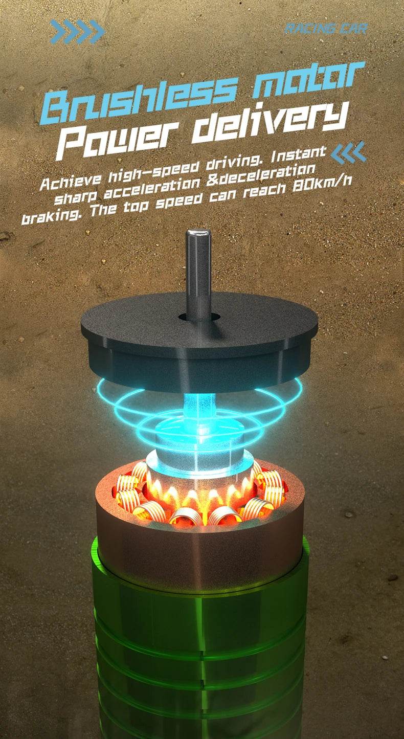 RC SG116 MAX 1:16 High-Speed 4WD RC Drift Racing Monster Truck - 70KM/H Off-Road Remote Control Car for Kids - ToylandEU