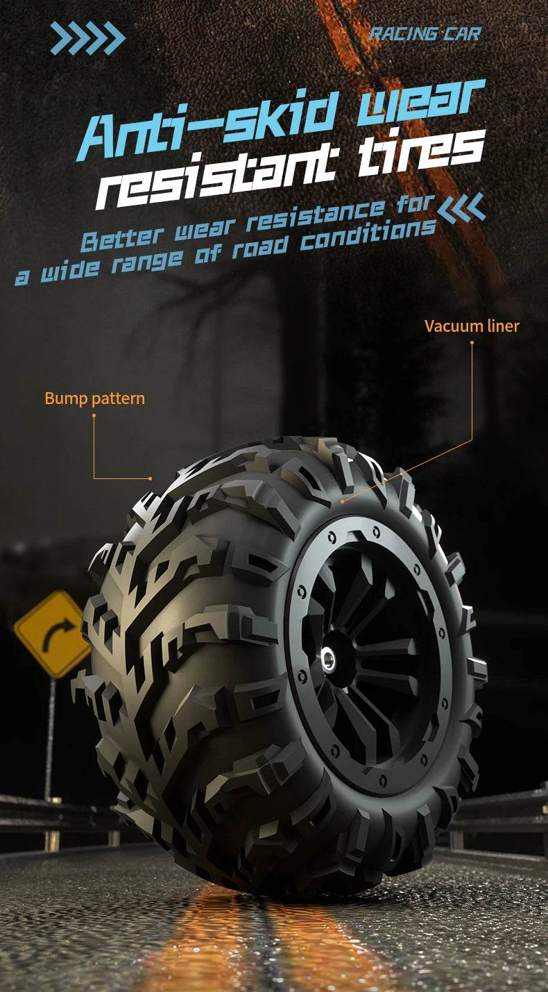 RC SG116 MAX 1:16 High-Speed 4WD RC Drift Racing Monster Truck - 70KM/H Off-Road Remote Control Car for Kids - ToylandEU