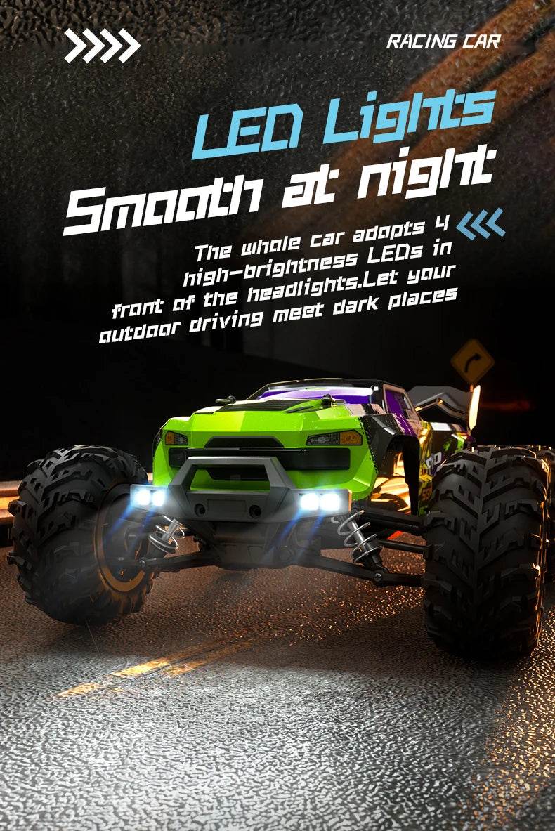 RC SG116 MAX 1:16 High-Speed 4WD RC Drift Racing Monster Truck - 70KM/H Off-Road Remote Control Car for Kids - ToylandEU