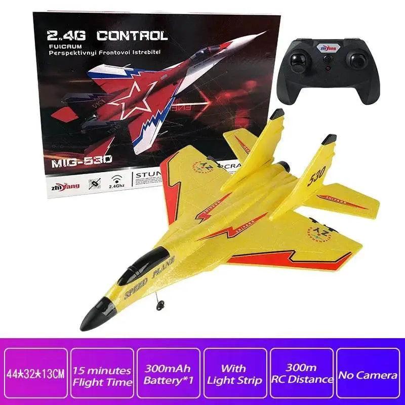  RC SU-35 Foam Glider Fighter Plane with Remote Control - Kids Toy for  -  ToylandEU™