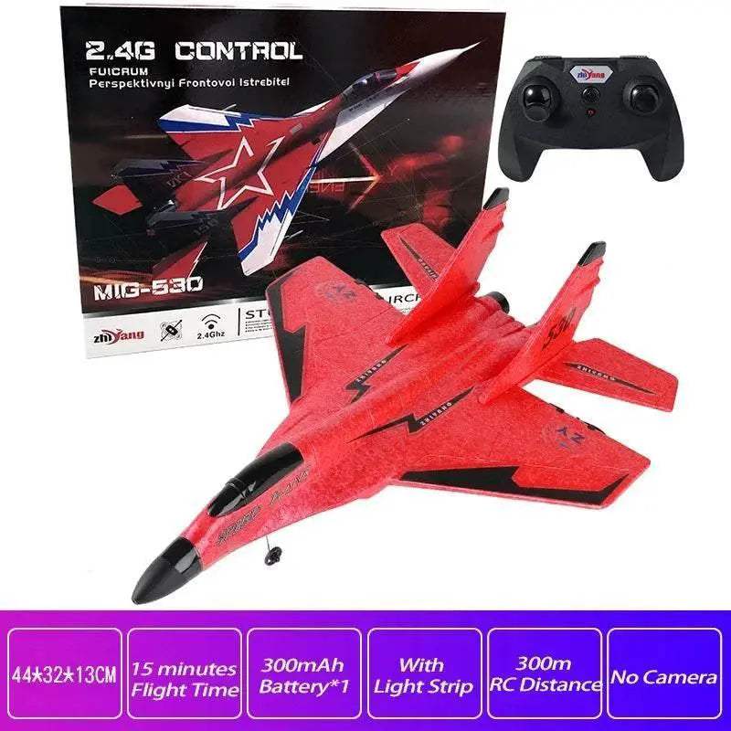  RC SU-35 Foam Glider Fighter Plane with Remote Control - Kids Toy for  -  ToylandEU™