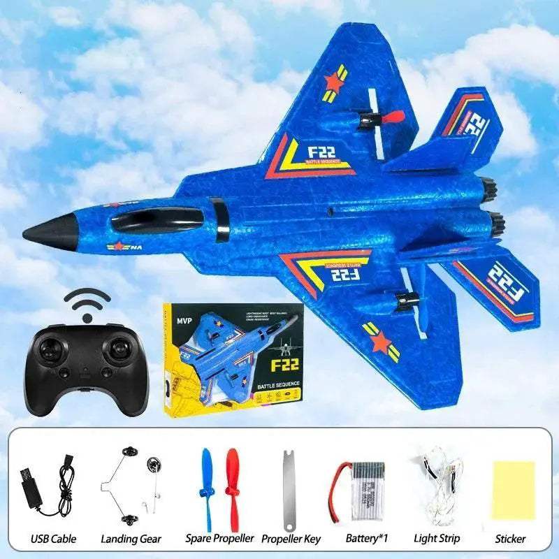  RC SU-35 Foam Glider Fighter Plane with Remote Control - Kids Toy for  -  ToylandEU™