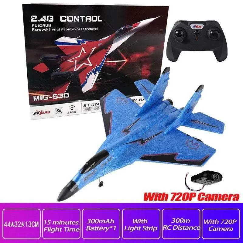  RC SU-35 Foam Glider Fighter Plane with Remote Control - Kids Toy for  -  ToylandEU™
