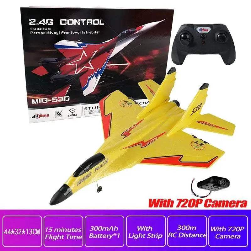  RC SU-35 Foam Glider Fighter Plane with Remote Control - Kids Toy for  -  ToylandEU™