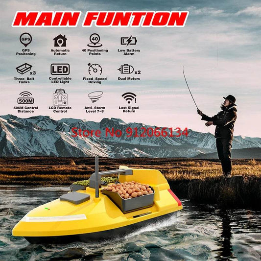 RC Smart RC Bait with GPS & Auto Return – Ultimate Fishing Companion - ToylandEU