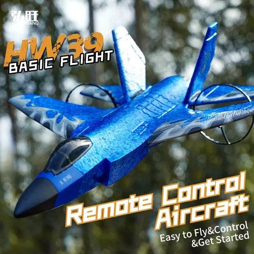 RC Smartphone-Controlled F35 Fighter RC Plane - EPP Foam, LED Night Flight - ToylandEU