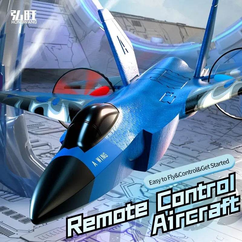 RC Smartphone-Controlled F35 Fighter RC Plane - EPP Foam, LED Night Flight - ToylandEU