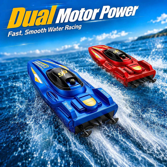  RC Speed Boat | Dual Motor, 2.4GHz Remote | Toylandeu™ 