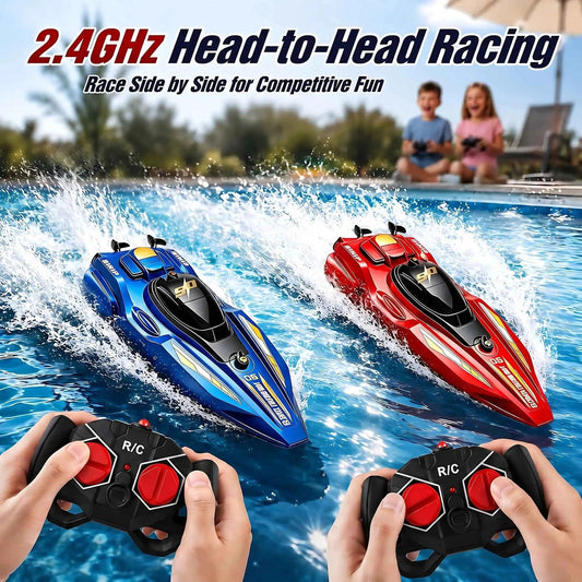 RC Speed Boat | Dual Motor, 2.4GHz Remote | Toylandeu™ 