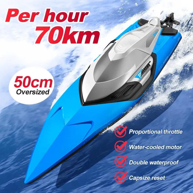  RC Speedboat 50 KMH Remote Control Racer High Power -  ToylandEU™
